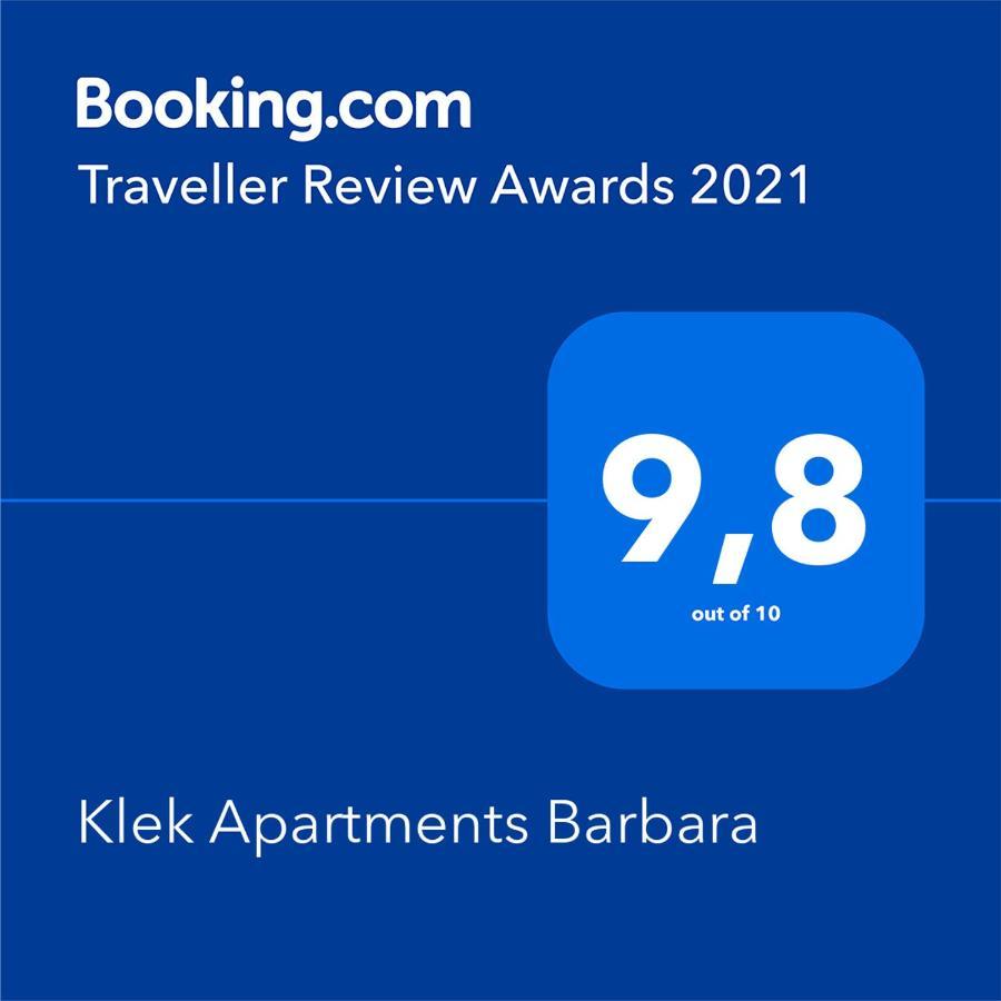 Klek Apartments Barbara ภายนอก รูปภาพ